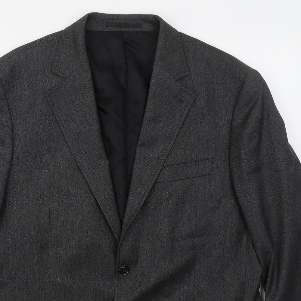 NEXT Mens Grey  Wool Jacket Suit Jacket Size 42