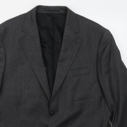 NEXT Mens Grey  Wool Jacket Suit Jacket Size 42