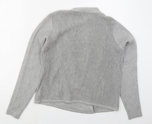 Womens UK Size 12 JD Williams Grey Full Zip Jumper