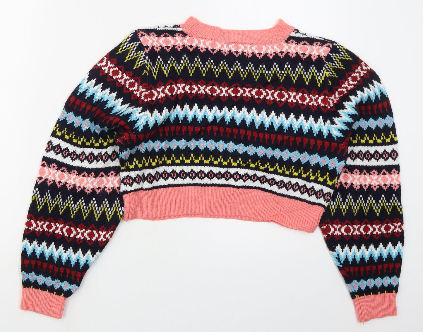 Womens UK Size S Missguided Pink Pullover Jumper