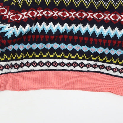 Womens UK Size S Missguided Pink Pullover Jumper