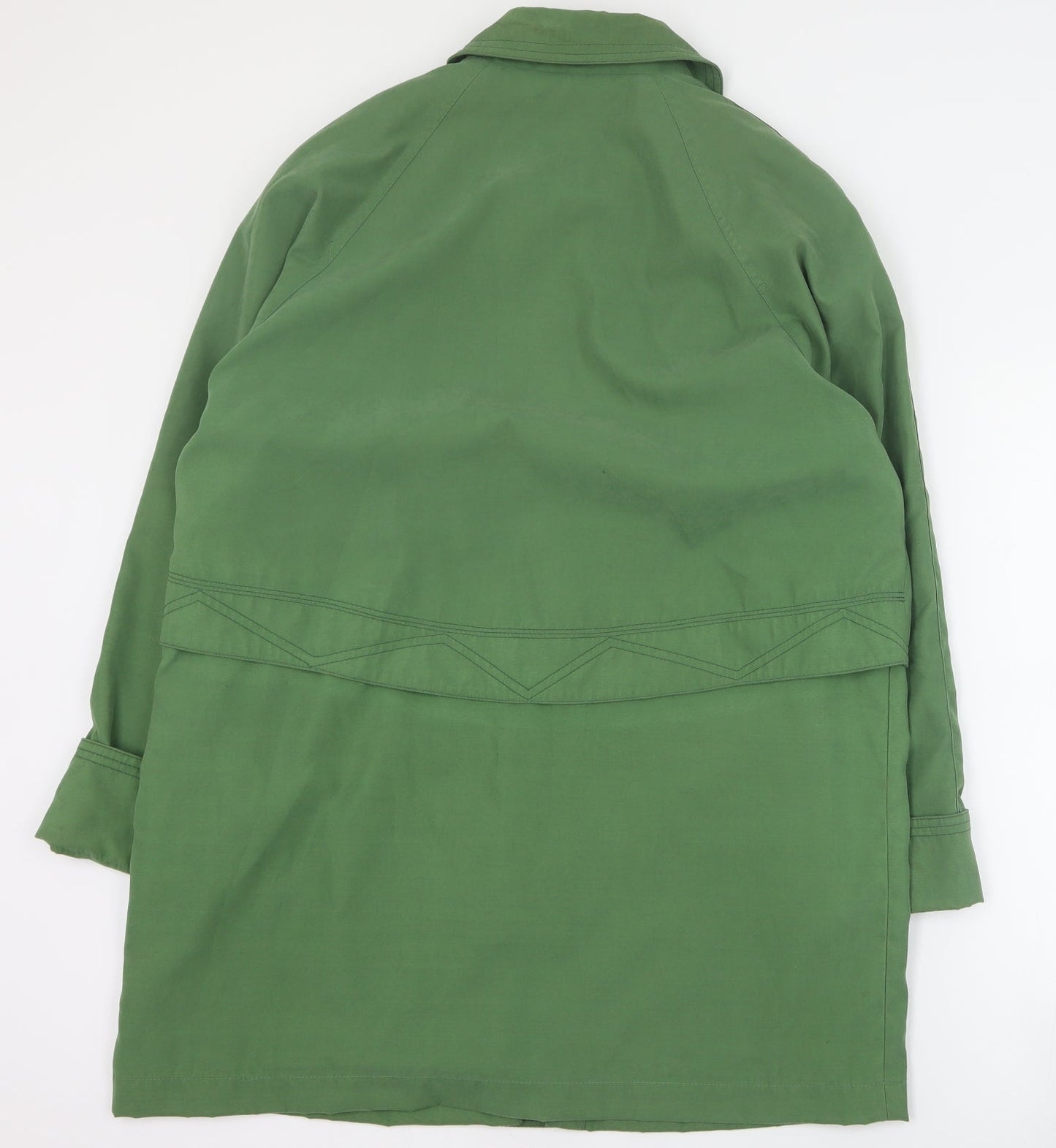 Gold by Telemac Womens Green   Pea Coat Blazer Size M  Zip