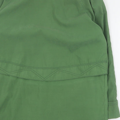 Gold by Telemac Womens Green   Pea Coat Blazer Size M  Zip