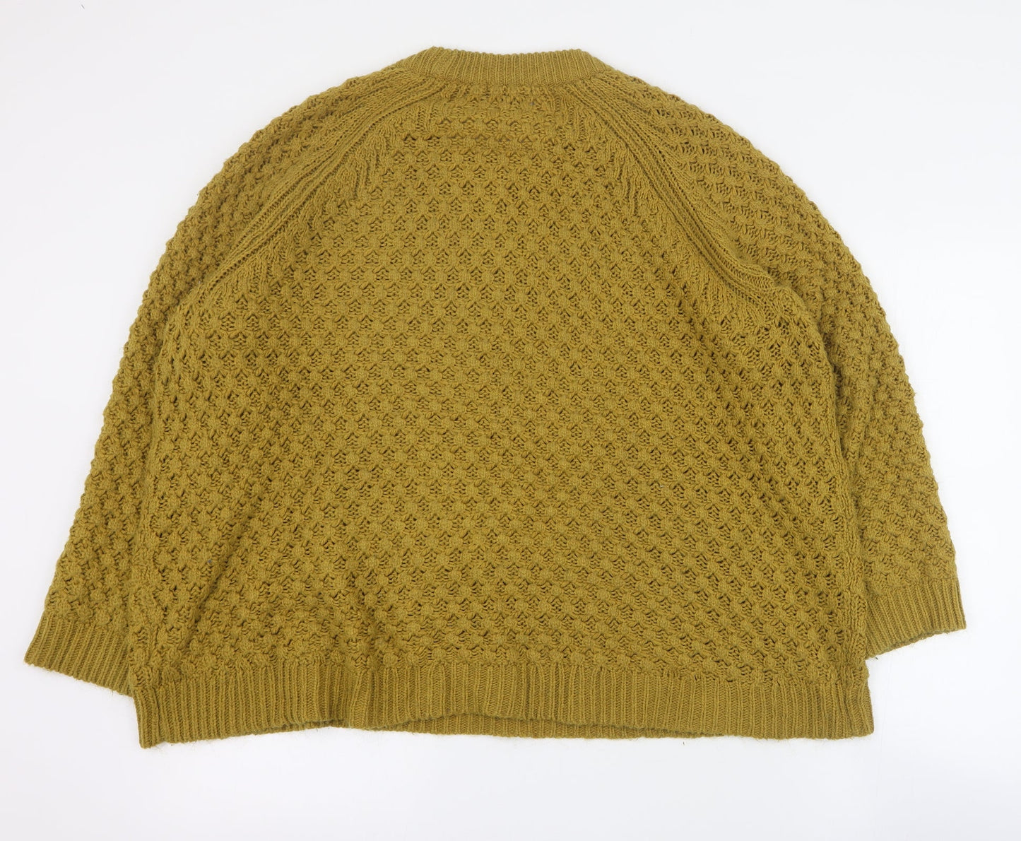 Womens UK Size M H&M Yellow Pullover Jumper