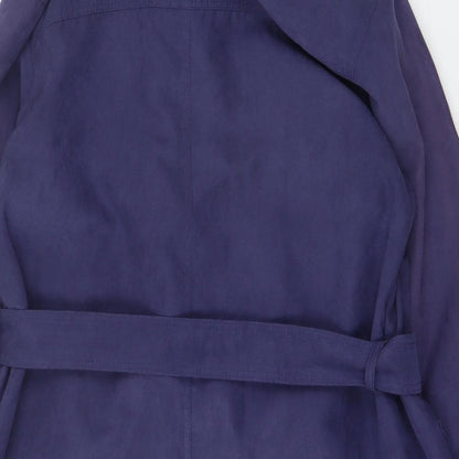 Womens UK Size 10 Marks and Spencer Blue Pea Coat