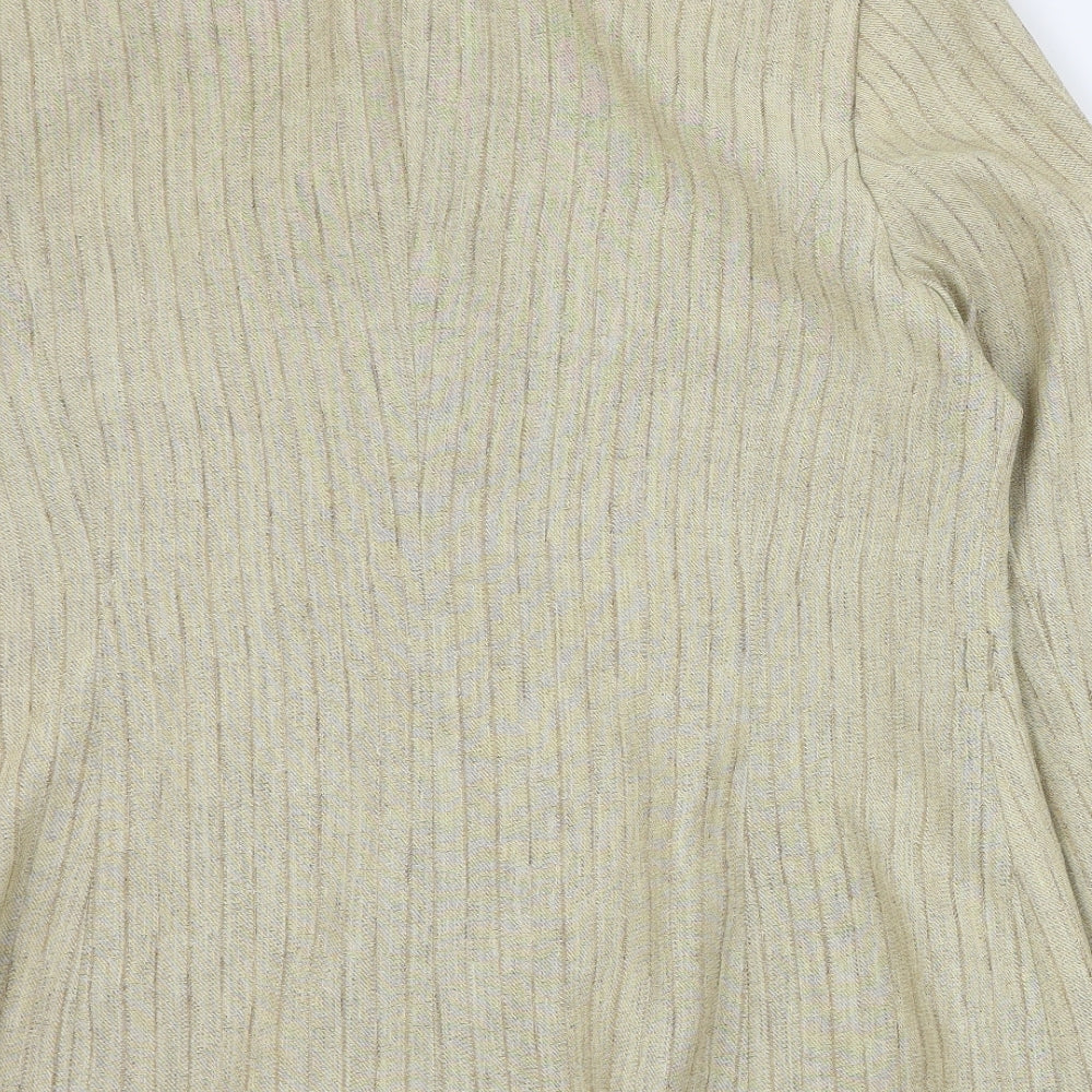 Wish Womens Beige   Jacket Blazer Size 16  Button