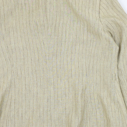 Wish Womens Beige   Jacket Blazer Size 16  Button