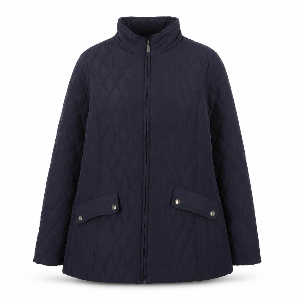 Womens UK Size 12 BHS Blue Quilted Coat