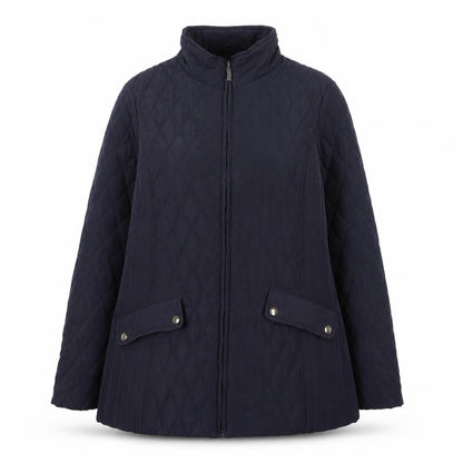 Womens UK Size 12 BHS Blue Quilted Coat