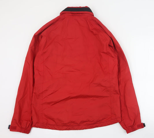 Womens UK Size M Crane Red Rain Coat