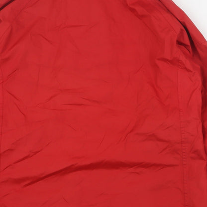 Womens UK Size M Crane Red Rain Coat