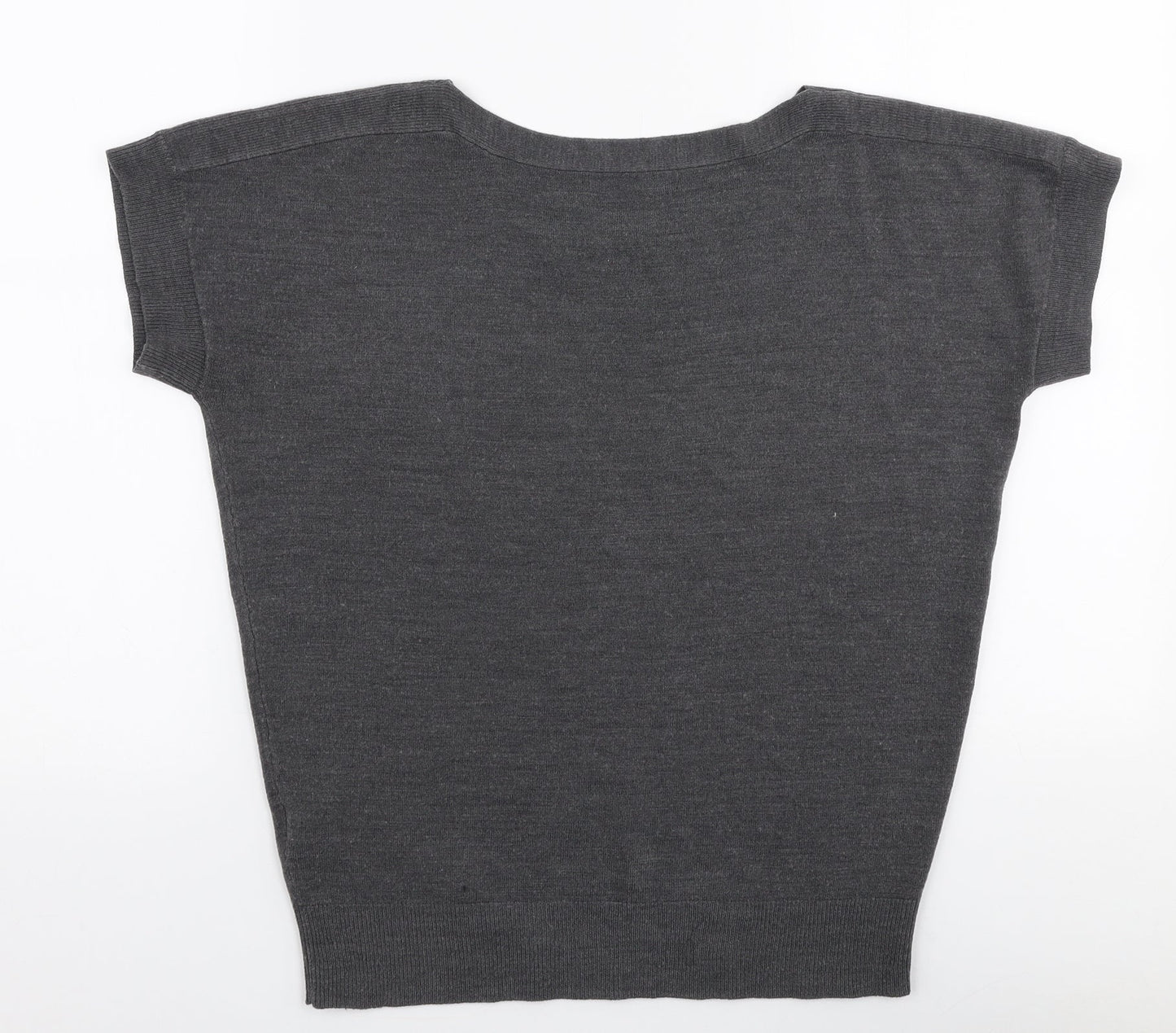 Womens UK Size 8 Marks and Spencer Grey Pullover Jumper