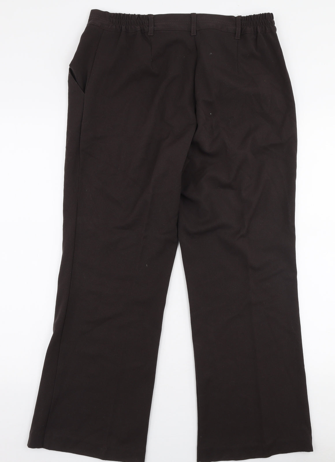 Womens UK Size 14 Anna Rose Regular Fit  Brown Trousers
