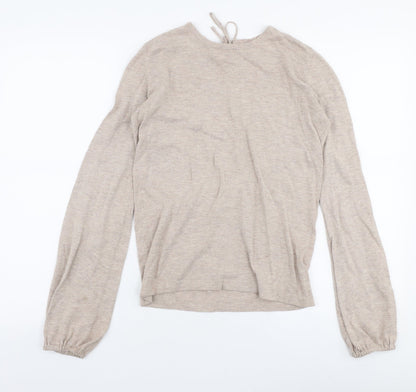Womens UK Size 8 NEXT Beige Pullover Jumper