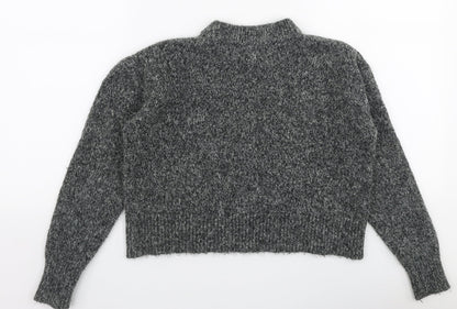 Womens UK Size 8 Atmosphere Grey Pullover Jumper