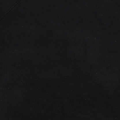 Primark Womens Black Round Neck  Acrylic Pullover Jumper Size M