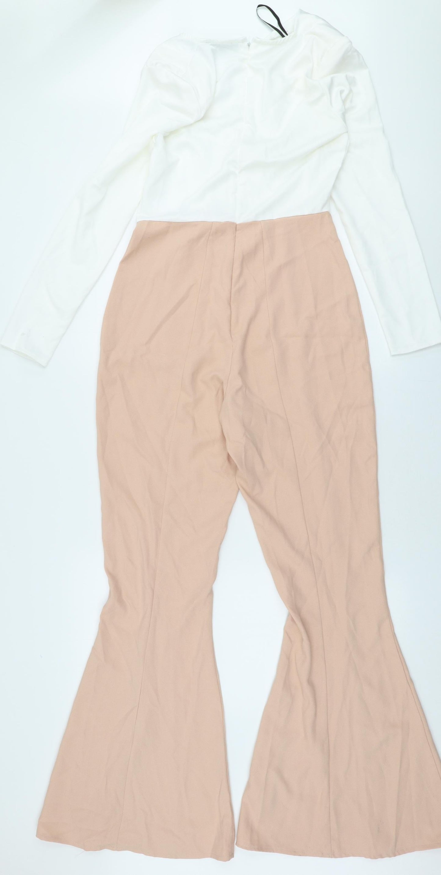 Missguided Womens Multicoloured  Polyester Jumpsuit One-Piece Size 10 L32 in Zip