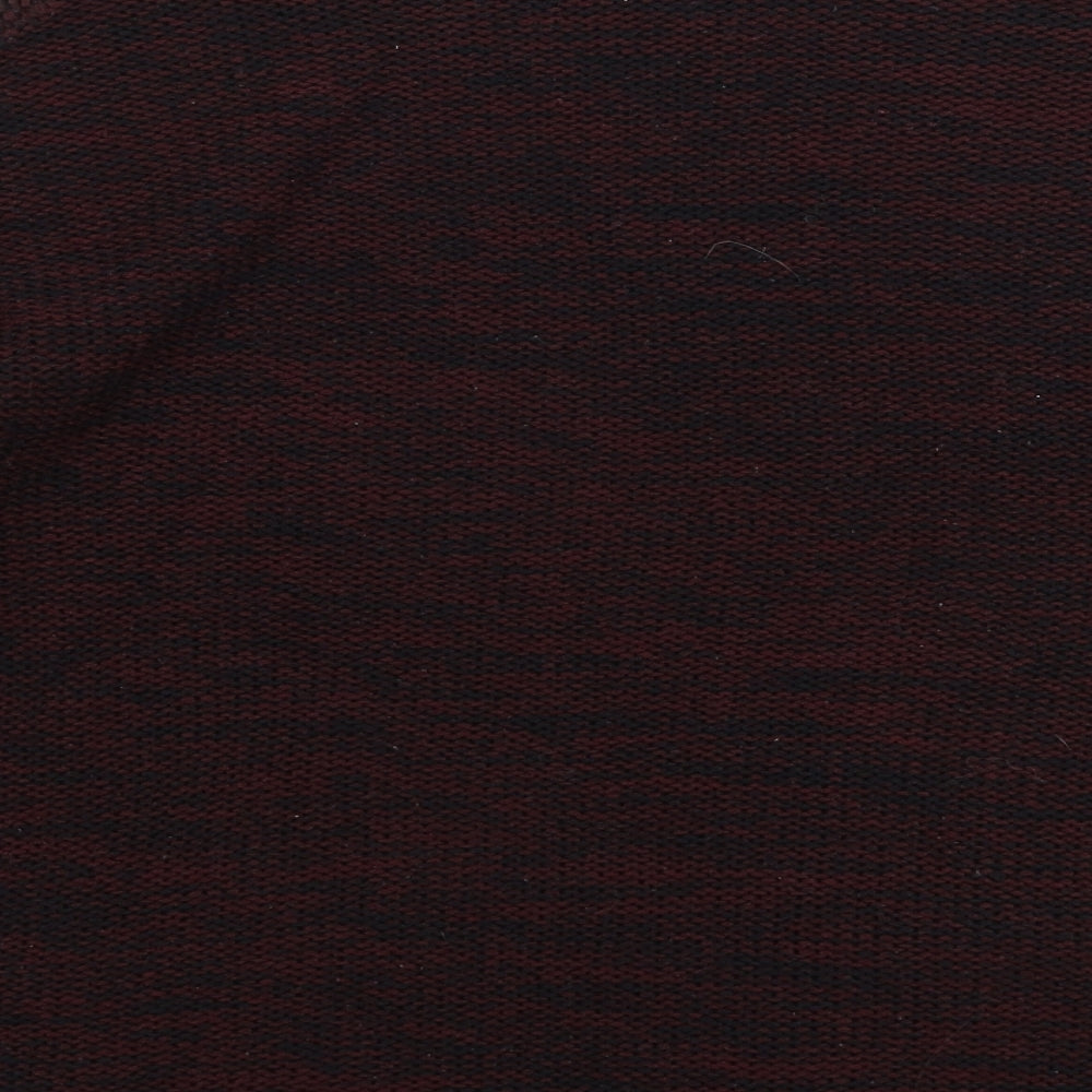 Atmosphere Womens Red Boat Neck  Acrylic Pullover Jumper Size 8