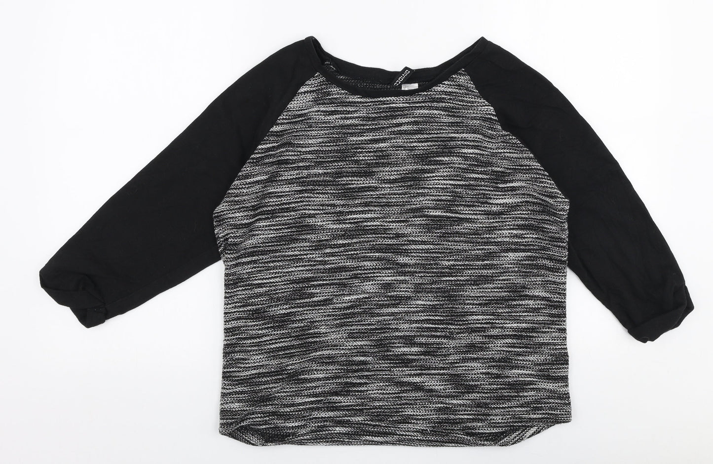 Womens UK Size S H&M Black Pullover Jumper