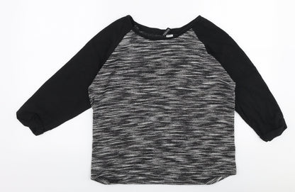 Womens UK Size S H&M Black Pullover Jumper