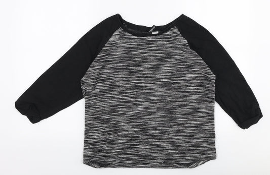 Womens UK Size S H&M Black Pullover Jumper