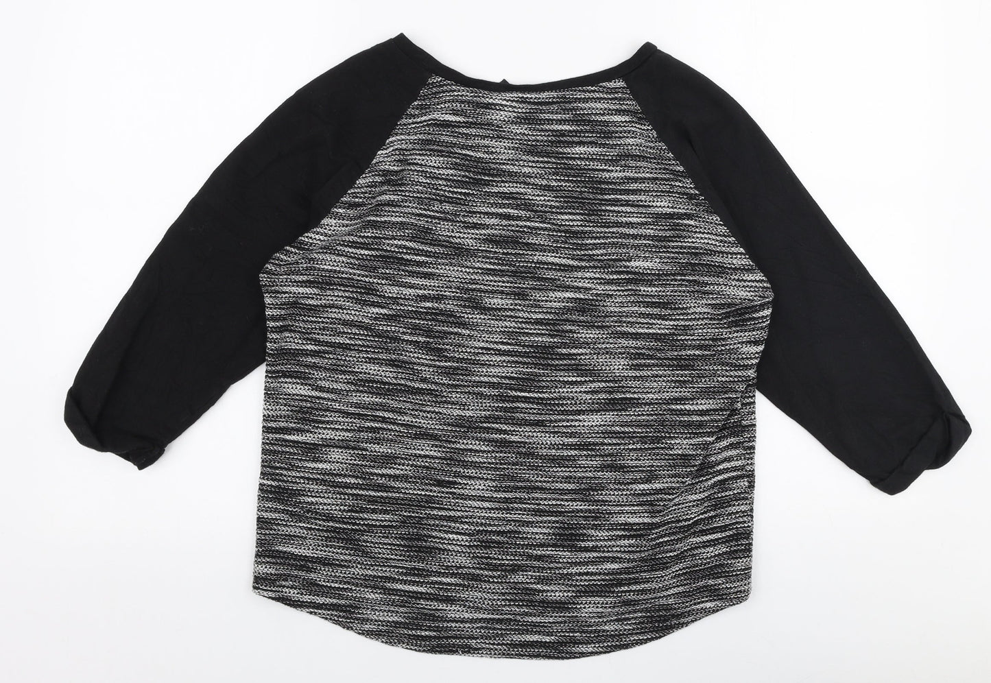 Womens UK Size S H&M Black Pullover Jumper