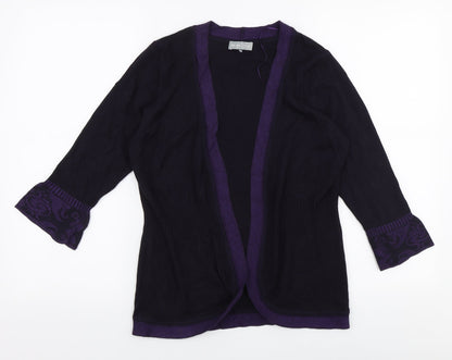 Womens UK Size 12 Per Una Purple Cardigan Jumper