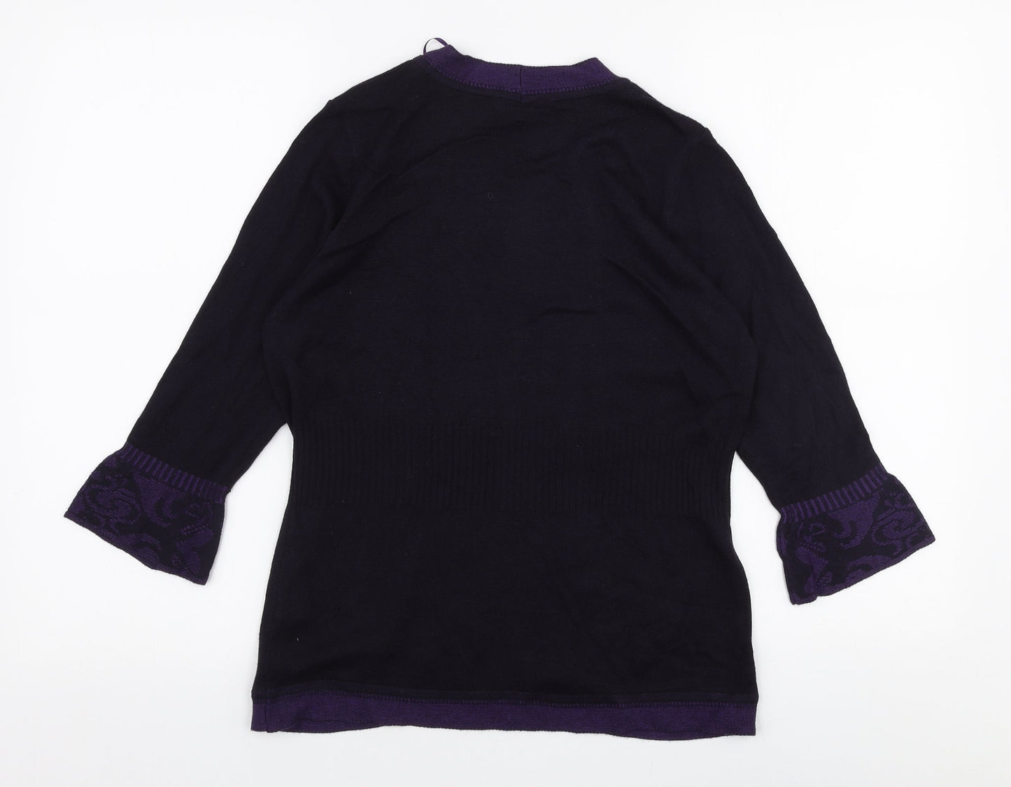 Womens UK Size 12 Per Una Purple Cardigan Jumper