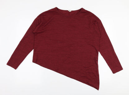 Womens UK Size M OVS Red Pullover Jumper