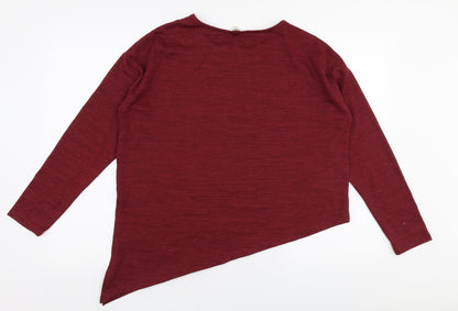 Womens UK Size M OVS Red Pullover Jumper