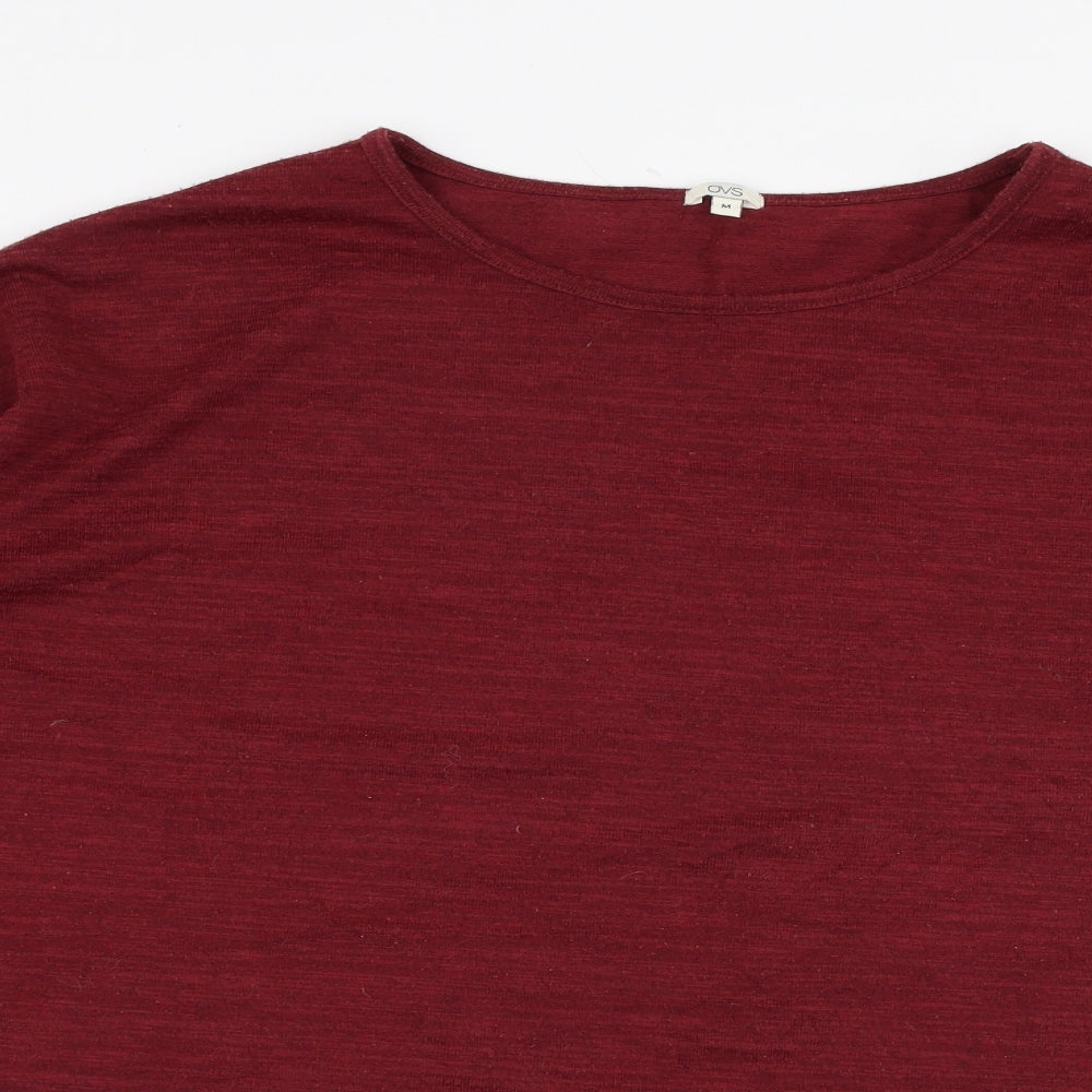Womens UK Size M OVS Red Pullover Jumper