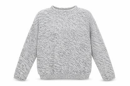 New Look Womens Grey Round Neck  Cotton Pullover Jumper Size S