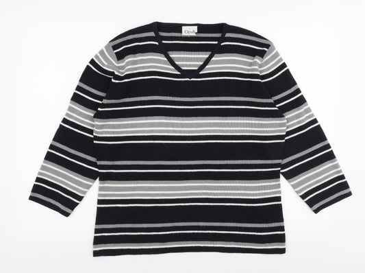 Womens UK Size M OPUS Multicoloured Pullover Jumper
