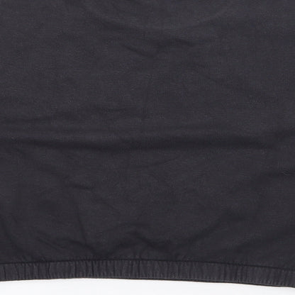 Marks and Spencer Girls Black Camouflage Cotton Pullover Sweatshirt Size 10-11 Years