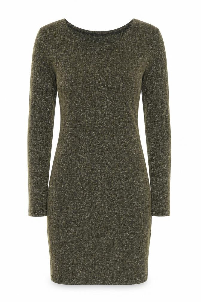 Atmosphere Womens Gold  Polyester Bodycon  Size 10  Scoop Neck