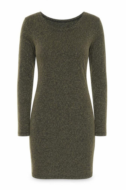 Atmosphere Womens Gold  Polyester Bodycon  Size 10  Scoop Neck