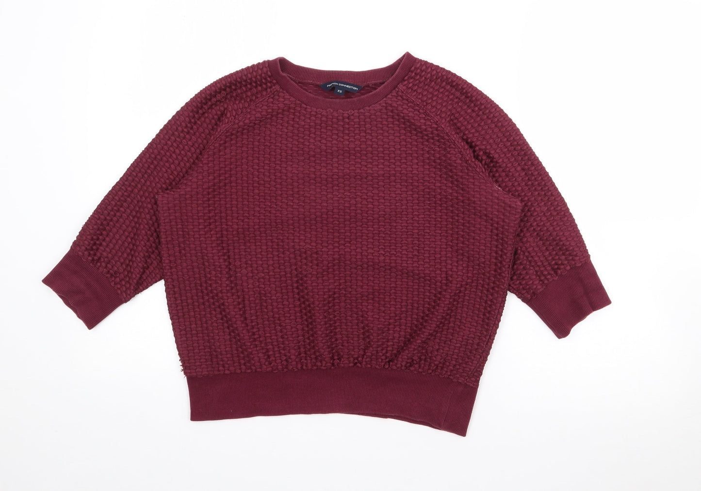 Womens UK Size XS French Connection Purple Pullover Jumper