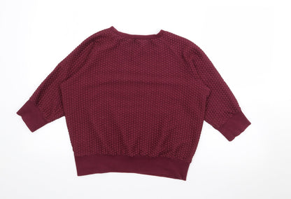 Womens UK Size XS French Connection Purple Pullover Jumper