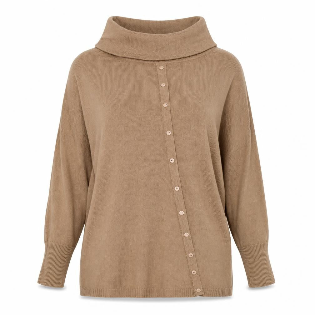 Womens UK Size S Preworn Brown Pullover Jumper