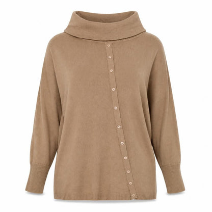 Womens UK Size S Preworn Brown Pullover Jumper