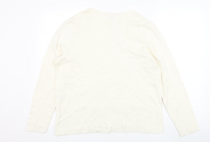 Womens UK Size 18 Dorothy Perkins Ivory Pullover Jumper