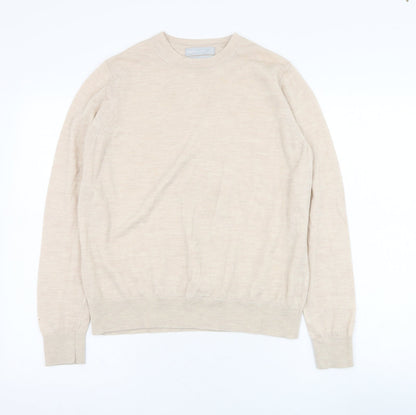 Womens UK Size 12 Marks and Spencer Beige Pullover Jumper