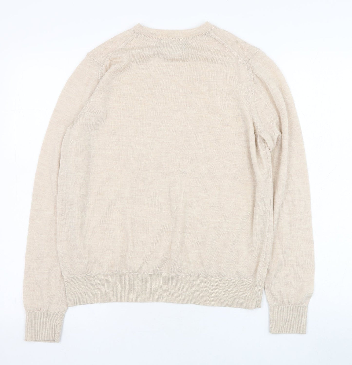 Womens UK Size 12 Marks and Spencer Beige Pullover Jumper
