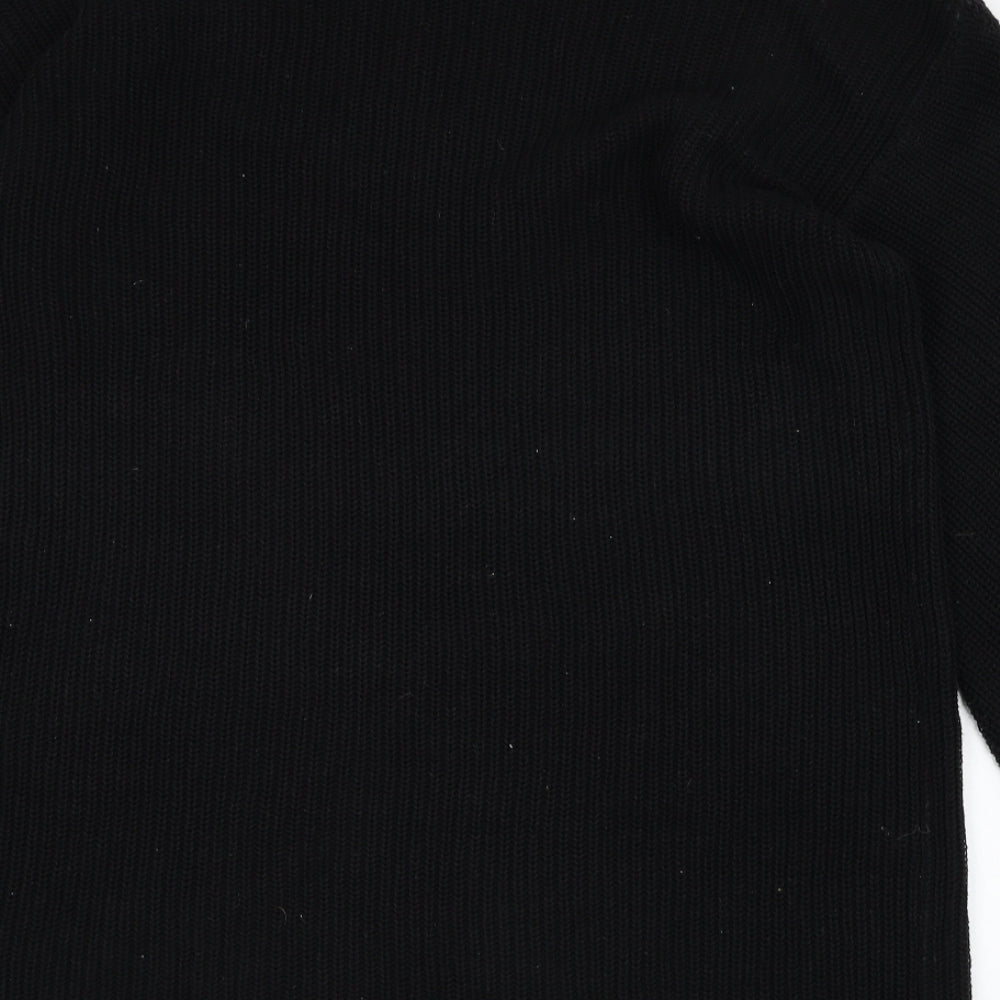 Womens UK Size L Noisy may Black Pullover Jumper