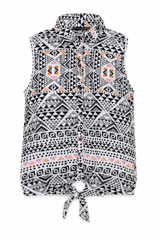 Womens UK Size 8 Atmosphere White Basic Button-Up