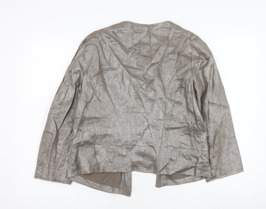 Promod Womens Brown   Biker Jacket Size 14