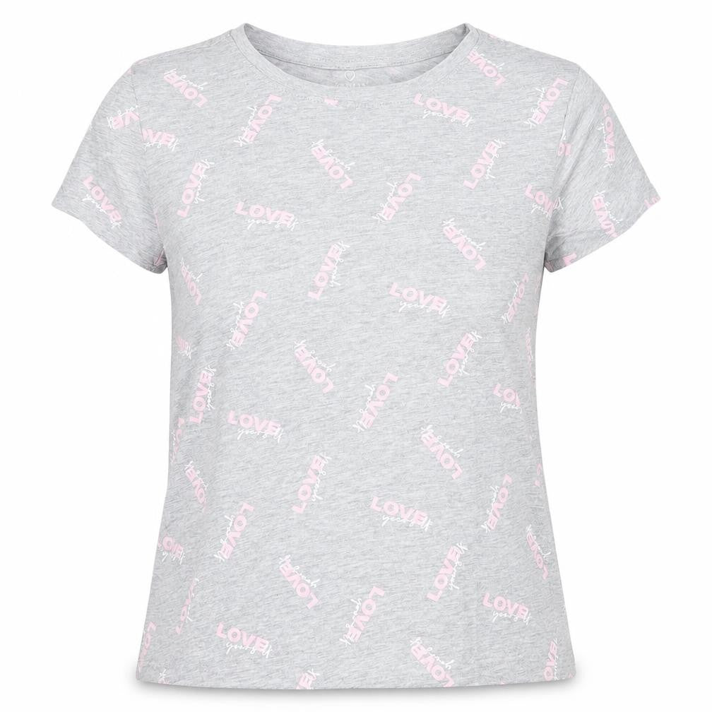 Womens UK Size XS Primark Grey Basic T-Shirt