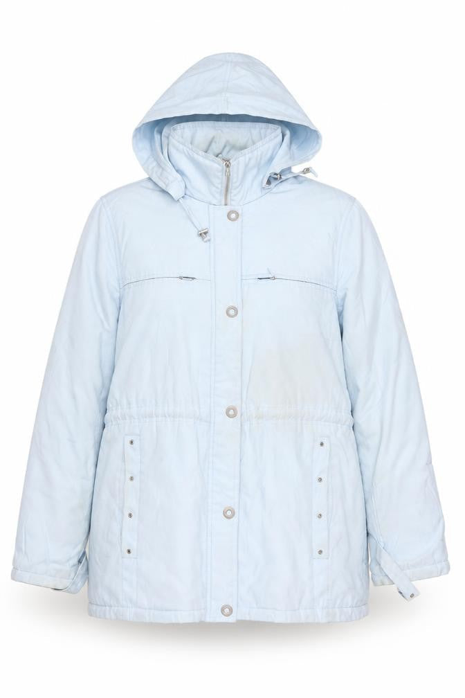 Womens UK Size L Daxon Blue Anorak Coat