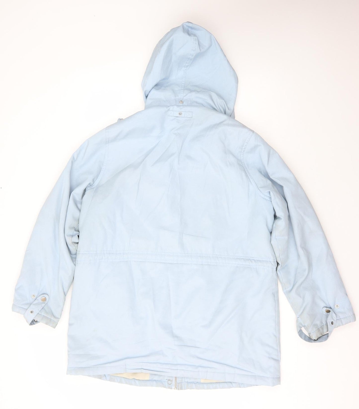 Daxon Womens Blue   Anorak Coat Size L  Zip