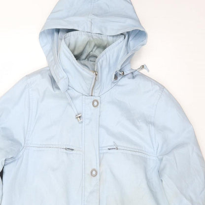 Daxon Womens Blue   Anorak Coat Size L  Zip